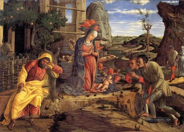  maler - Die Anbetung der Schäfer Renaissance Maler Andrea Mantegna